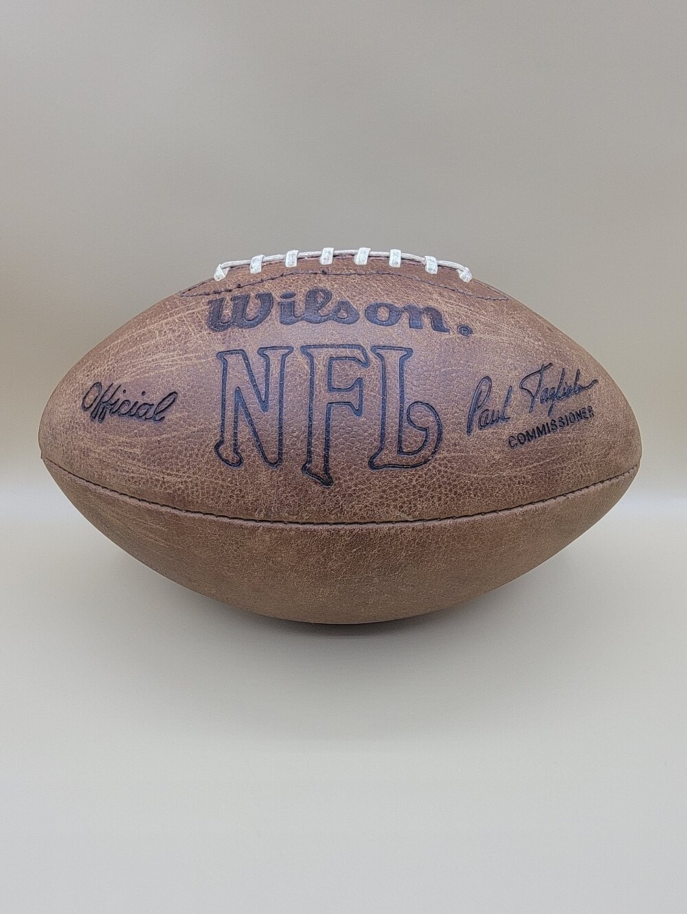 Vintage Wilson Leather NFL Official Football Commissioner Paul Tagliabue USA